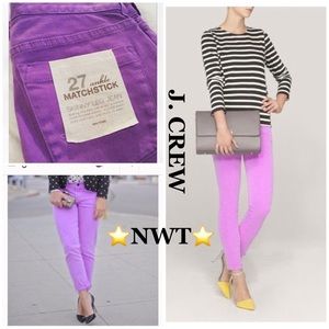 J. CREW Matchstick Skinny Ankle Jean